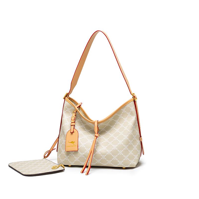 Damen 2025 Retro Floral Tragetasche - High-End, Mode Schulterhandtasche mit großer Kapazität