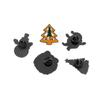 Fashionable Christmas Brooch Snowman Christmas Tree Pins Santa Claus Brooch  New Year Pins