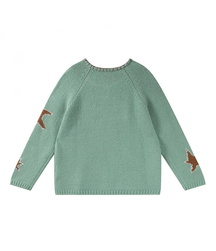 Shuangtian 2025 Winter Women's Plus Size Cartoon Puppy Knit Pullover Sweater F728