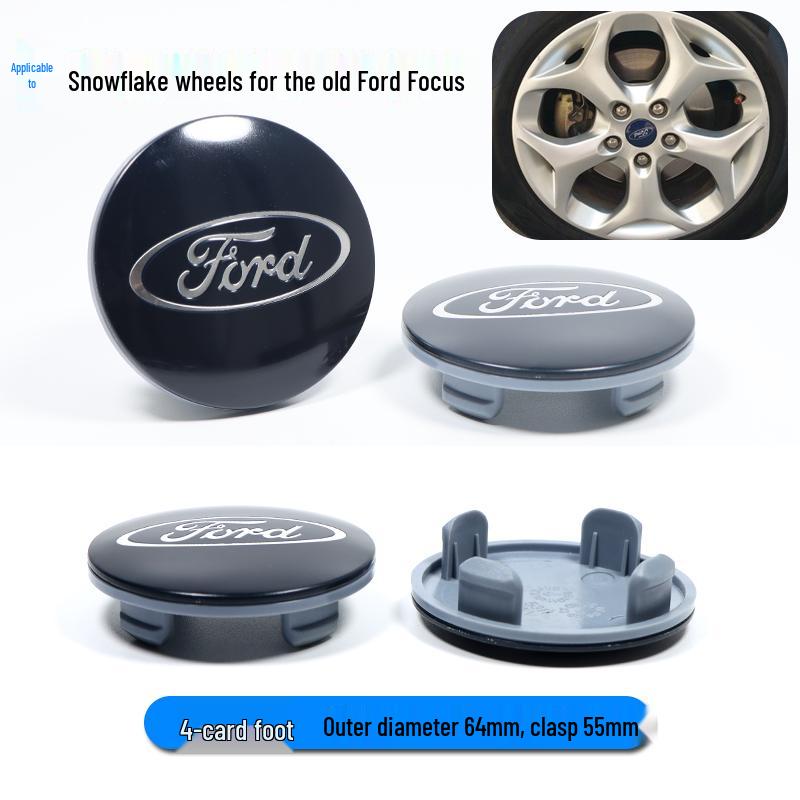 Kompatible Radnaben- und Reifenabdeckungen für Ford: Focus, Fiesta, Mondeo, Escort, Kuga, EcoSport