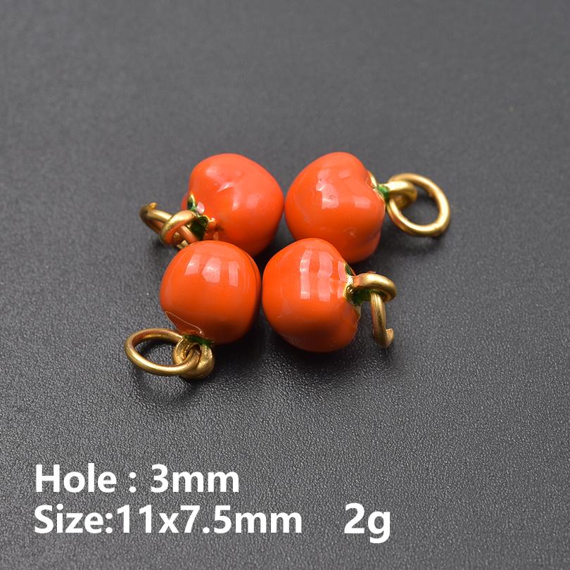 13pcs/Lot Mix Dessert Cake Ice Cream 3D Gold Color Enamel Charms For Jewelry Making Supplies Candy DIY Cute Pendant Accessories