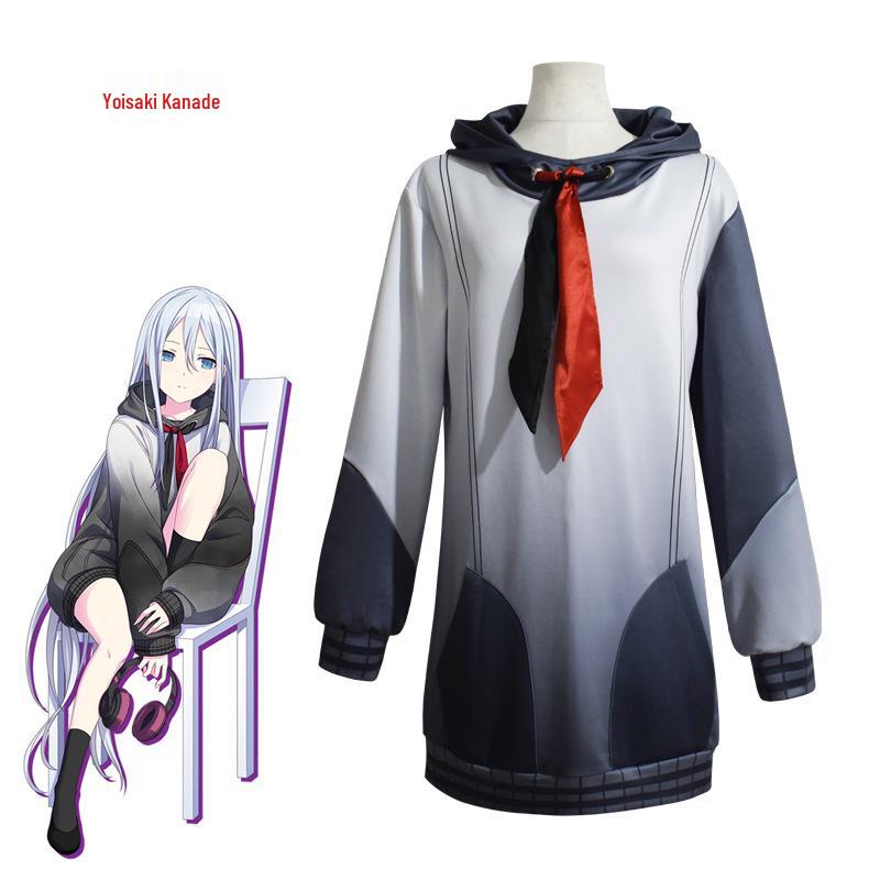 Colorful Stage: Hatsune Miku Cosplay Costume - Mizuki Lolita Full Set