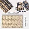 6pcs Christmas Wrapping Paper Cardboard with Geometric Design Featuring Reindeer and Snowflake Patterns Gift Packaging Set