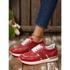Autumn New Lace-up Breathable Sneakers Women's Plus Size 2025 Comfortable Low-Top Shoes