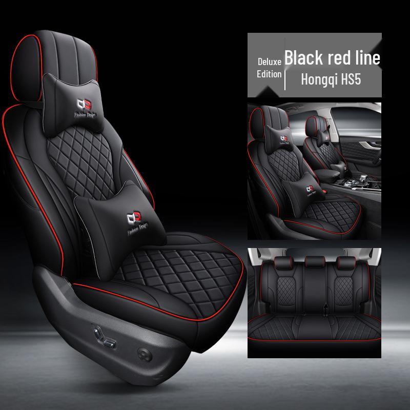 Custom Sports Leather Seat Cover for Hongqi HS5 - All-Season Full Wrap Cushion