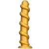 Golden Silicone Oversized Long Thread Masturbation Chrysanthemum Anus Anal Plug for Men and Women  Large Expansion Device for Anal Sex Products
