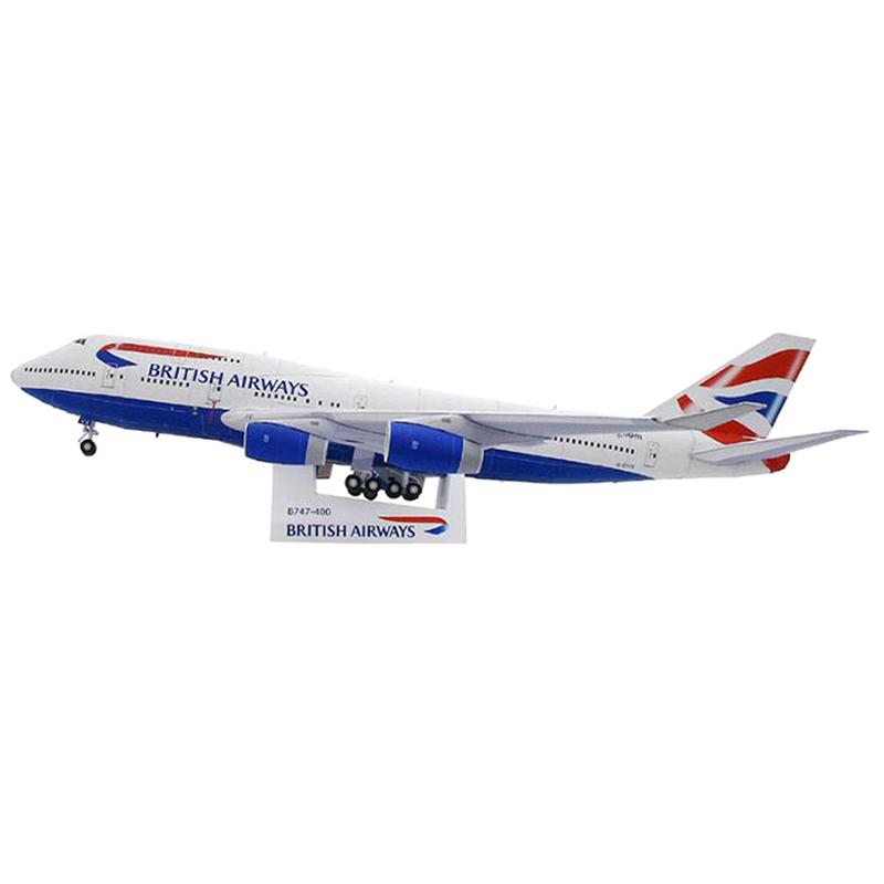 1:144 Boeing 747 Aircraft Civil Aviation Airliner Diy 3D Paper Card Model Set Model