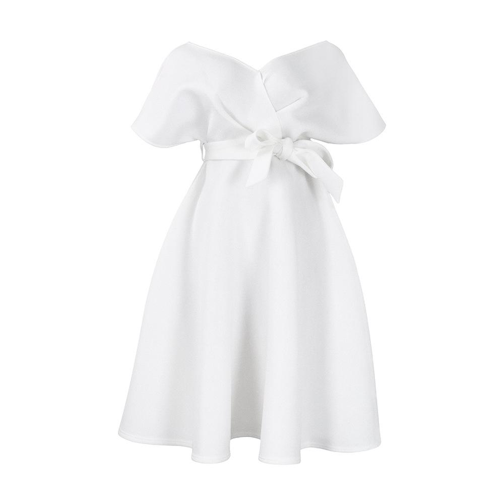 

Жіноча модна сексуальна сукня з V-подібним вирізом великого розміру, елегантна суцільна бандажна суцільна сукня-гойдалка XXXL