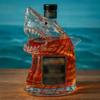 Sticlă de Whisky Jaws Aniversarea 50 de ani Sticlă Transparentă Gravată cu Rechin Decantor de Whisky Cadou pentru Iubitor de Whisky Bărbați Tată Soț