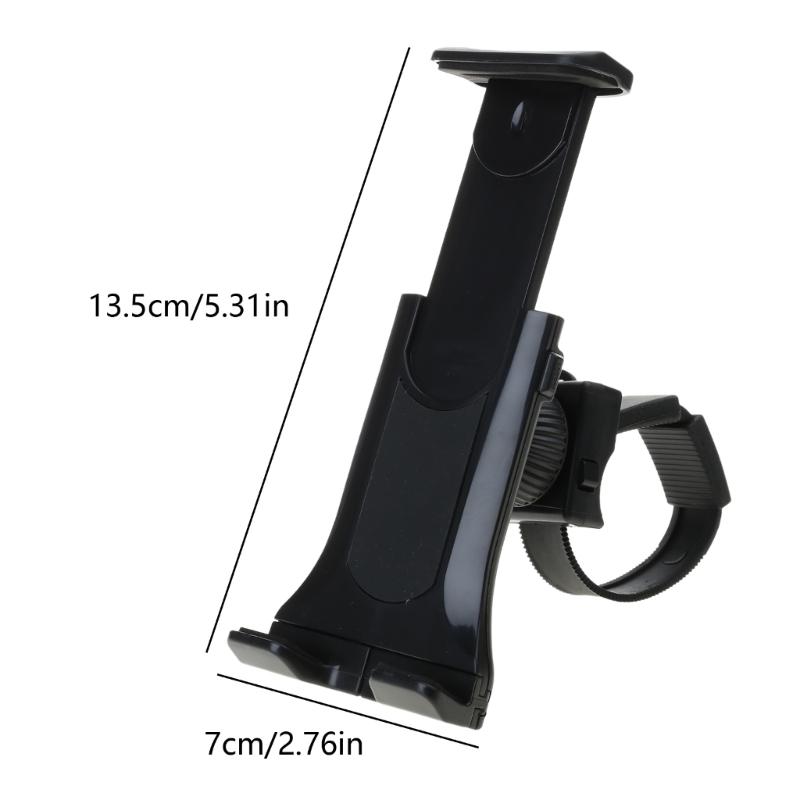 Motorcycle Bicycle Phone Bracket Handlebar Tablet Stand Mount for 4.7-11in Tablet Phone Holder Cradle for Gym Tread Mill
