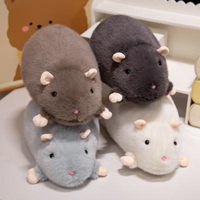 Niedliche niedliche kleine Maus Puppe Plüschtier Hamster Puppe Kinderbegleitung Beruhigungskissen Stoffpuppe