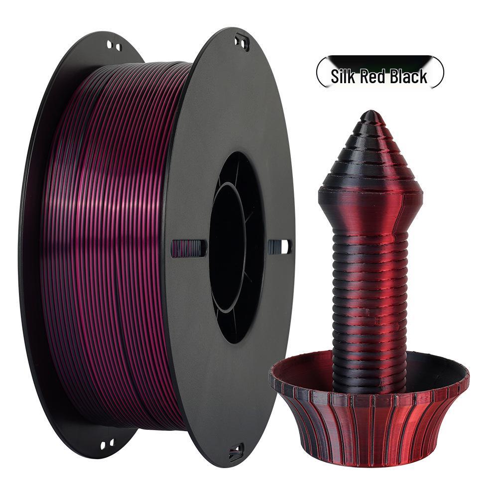 Filamento para Impressão 3D PLA Bicolor Ornamento de Dragão, 1KG - Acabamento Seda