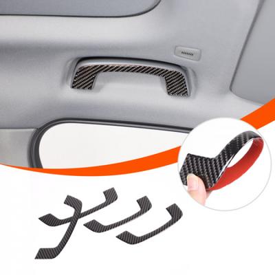 Carbon Fiber Interior Roof Handle Sticker For BMW 5 Series G60 I5 2024+