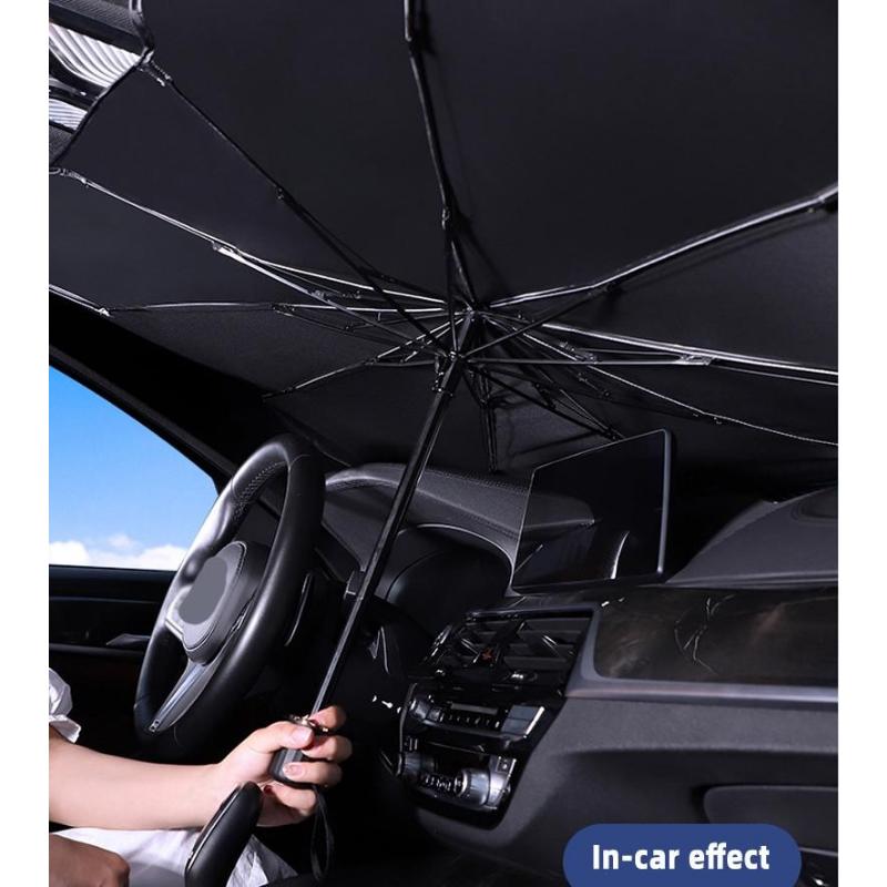 1Pc Car Sunshade Umbrella Car Sun Shade Protector Parasol Summer Sun Interior Windshield Protection Accessories For Auto Shading