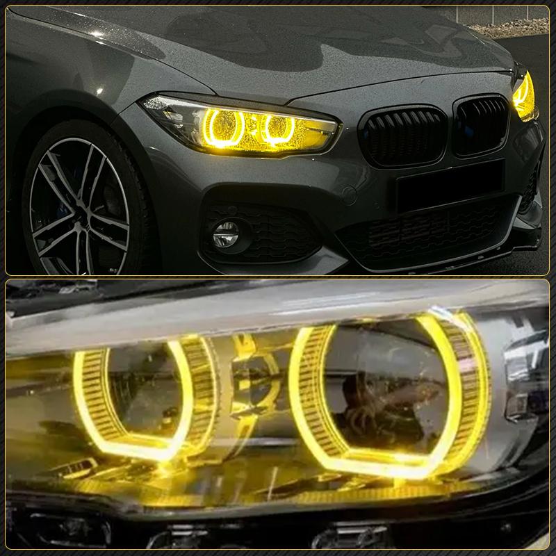 1/2/4PCS Amber LED Headlight Daytime Running Light DRL ModulesFor BMW F20 1 Series 2012 2013 2014 2015  DRL Boards DRL Module