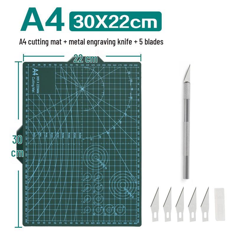 Cut-Resistant Art Knife Paper Cutting Mat - Handmade In A1, A3, A4, A5 Sizes for Engraving