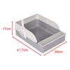 Toilet with Spoon High Sided Semi Enclosed Portable Cat Litter Tray Sand Box for Indoor Cats