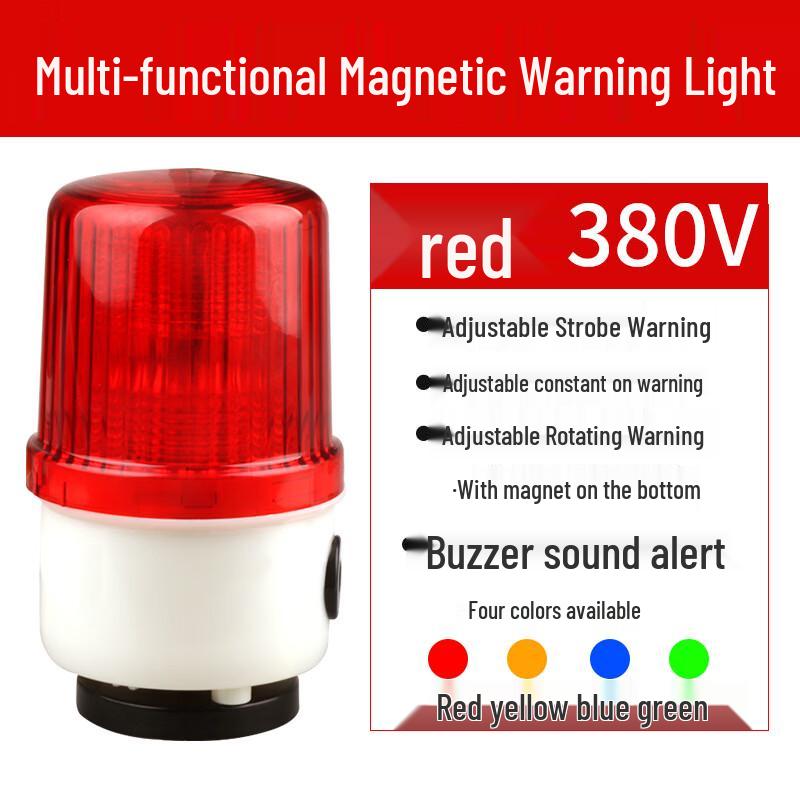

Brangdy Rotating Sound and Light Alarm Warning Light