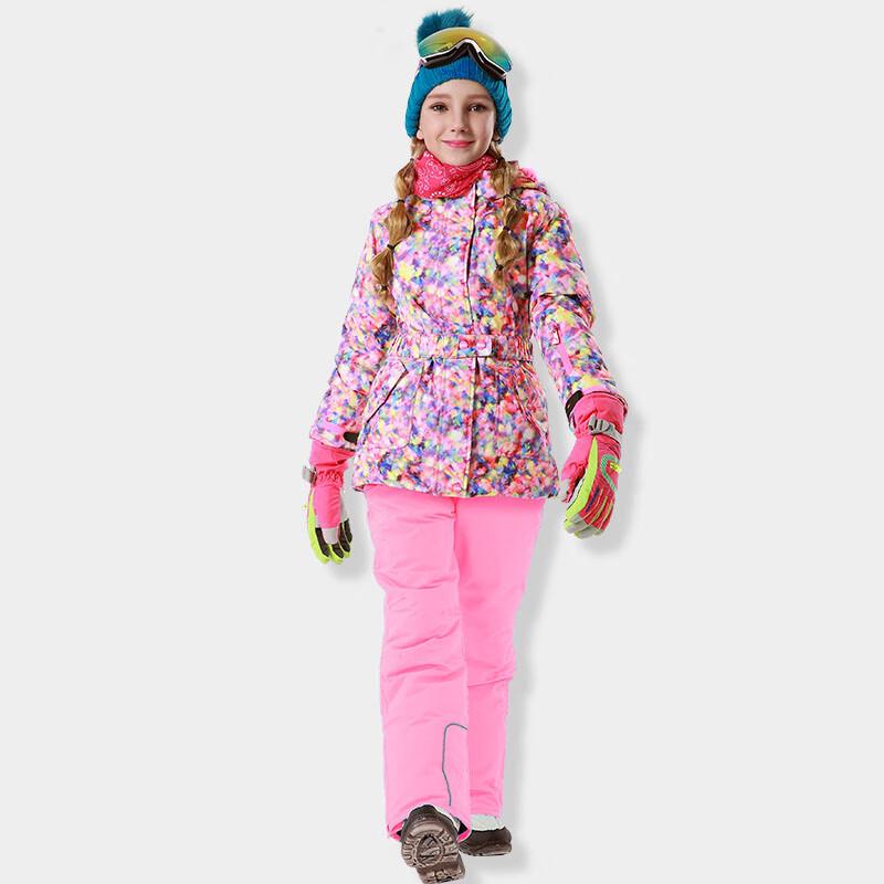 Phibee Girls  Warm Waterproof Ski Suit