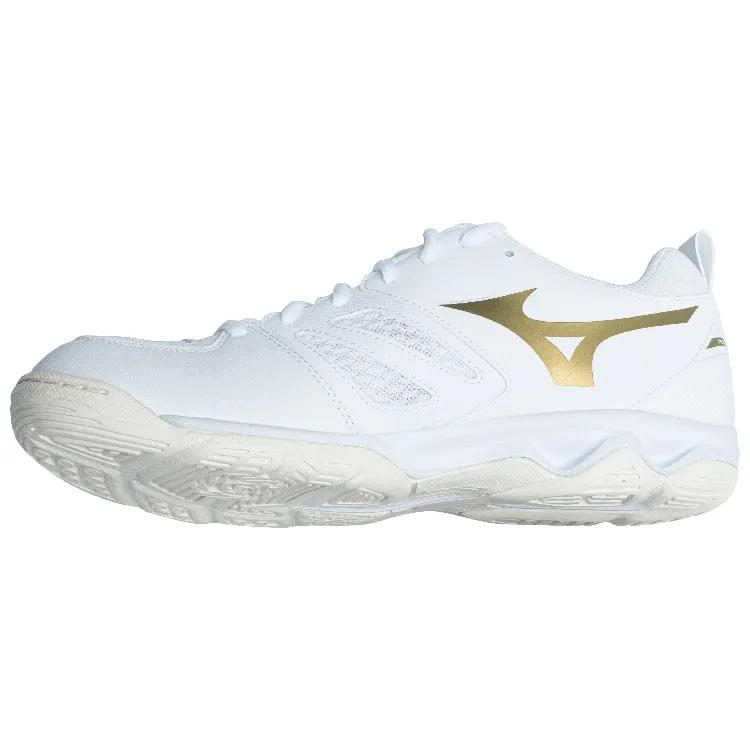 Mizuno Dynablitz 'White Gold' (Unisex) Volleyball Shoes V1GA212158