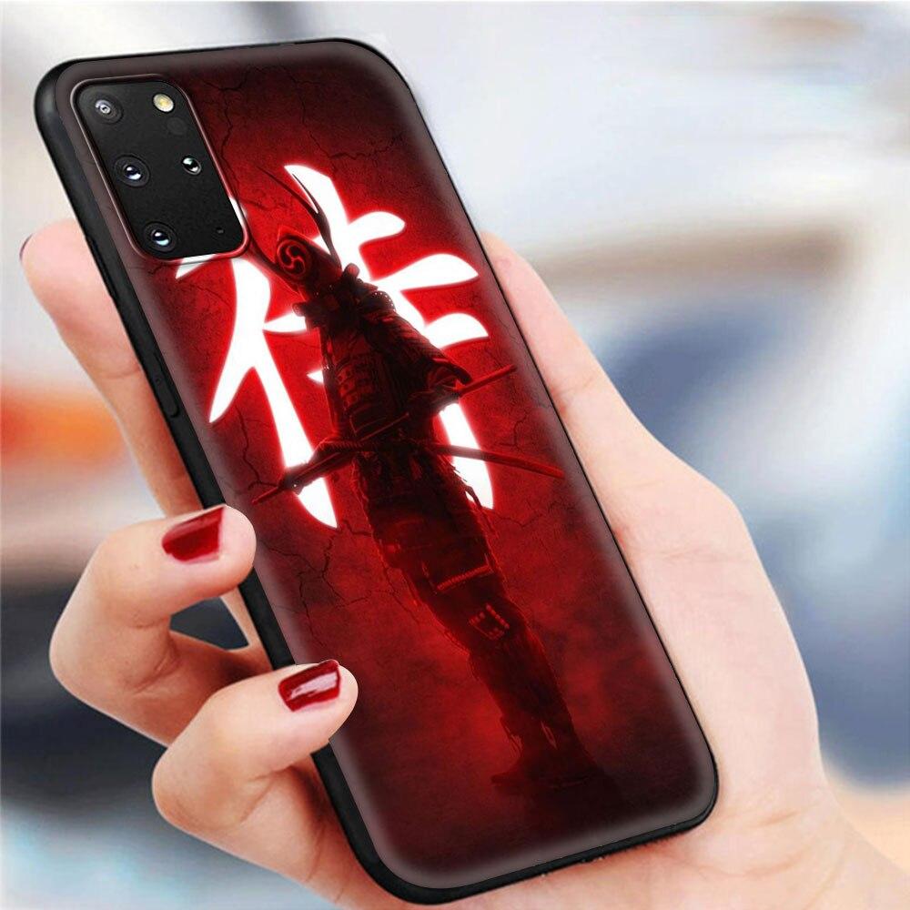 Japan Samuraj Ninja Mobilskal För Samsung Galaxy S20 FE S21 Ultra S20 S10 S9 Plus S10E S8 Mjukt silikon TPU Baksida