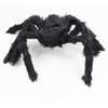 Exquisite Workmanship Easy-operating Red Eyes Black Spider Decor Horrific Black Spider Toy for Festival