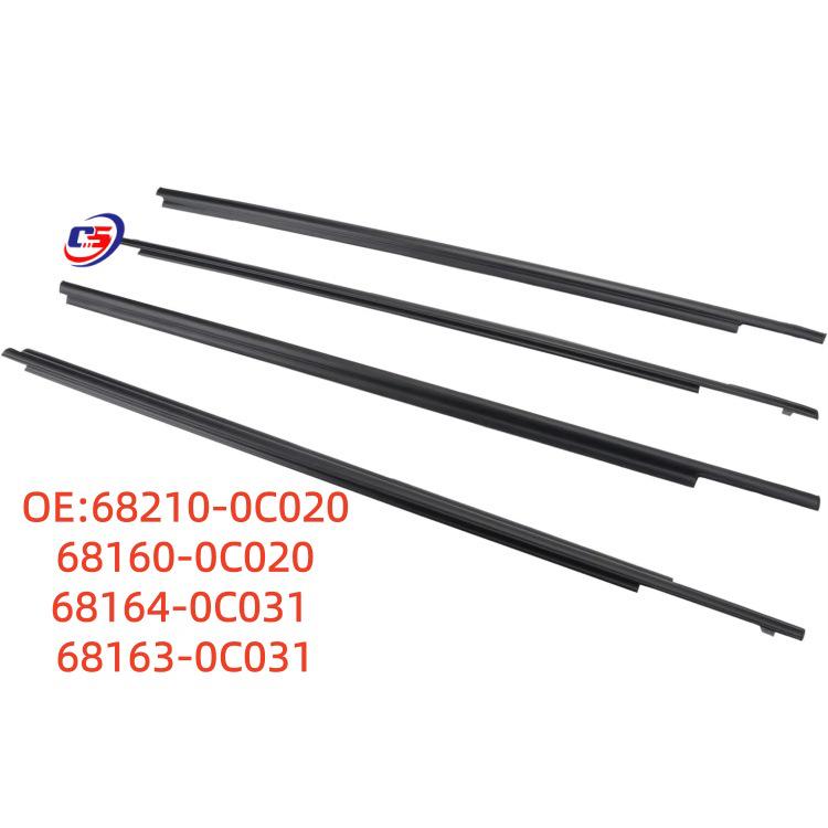 

Compatible Weatherstrip Glass Seal for Toyota Sequoia Door Window - 68210-0C020. 68210-0C020 68160-0C020 68164-0C031 68163-0C031
