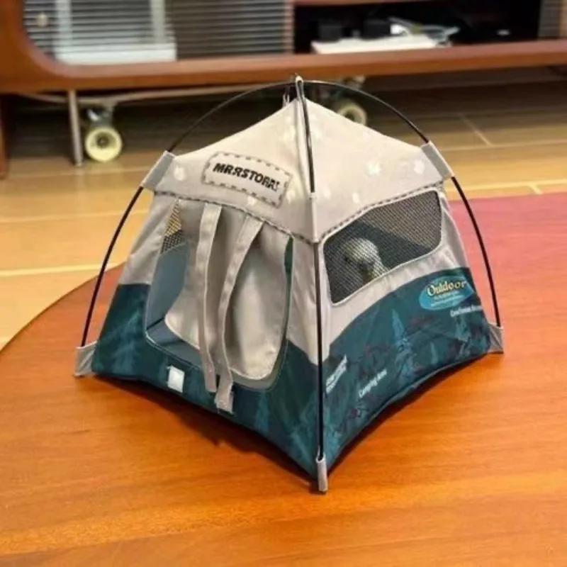Miniature Dollhouse Camping Tent Playset, Perfect for Displaying in Dollhouses, Great Decorative Props for Christmas, Halloween