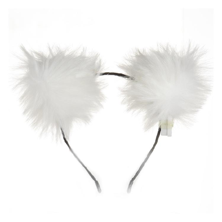 Sweet Hair Accessories Students Washing Face Hairband Fox Ears Hairhoop Glowing