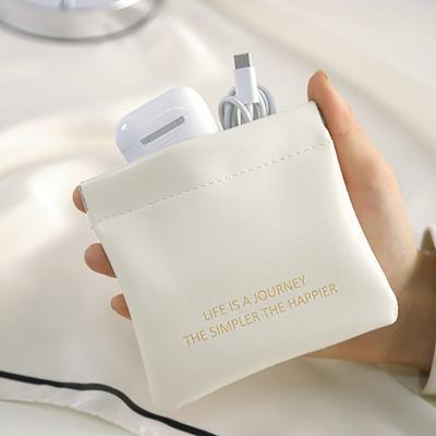 Rtěnka Data Line Úložná taška na sluchátka Bluetooth Taška na make-up Taška na nabíječku Klíč Samozavírací taška na šrapnel Přenosná kosmetická pouzdra