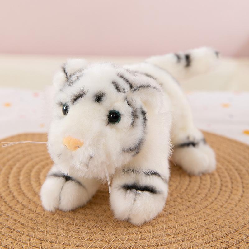 Joint Siberian tiger plush toy children's doll zoo souvenir tiger keychain backpack pendant