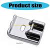 92MF Piping Presser Foot Double Welting Foot Sewing Machines Presser Foot for Low Shank Snapped-on Singers Sewing Machine