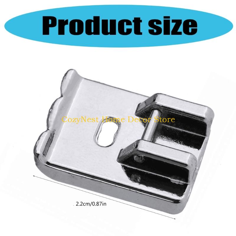 92MF Piping Presser Foot Double Welting Foot Sewing Machines Presser Foot for Low Shank Snapped-on Singers Sewing Machine