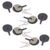 4 Set Mountainbike BB5 Scheibenbremsbeläge Harz SemiMetal M446 Bike Öl Scheibenbremsbeläge