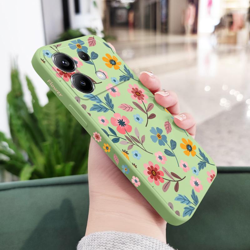 Flowerstalk Flower Phone Case For Xiaomi Poco F8 F7 X7 X6 F6 M6 M5 M5S F5 X5 F4 X4 M4 F3 X3 Ultra Pro GT Silicone Cover
