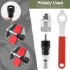 Lightweight Bicycles Crank Puller Kit with Ergonomic Handle for Reduced Fatigue During Repairs