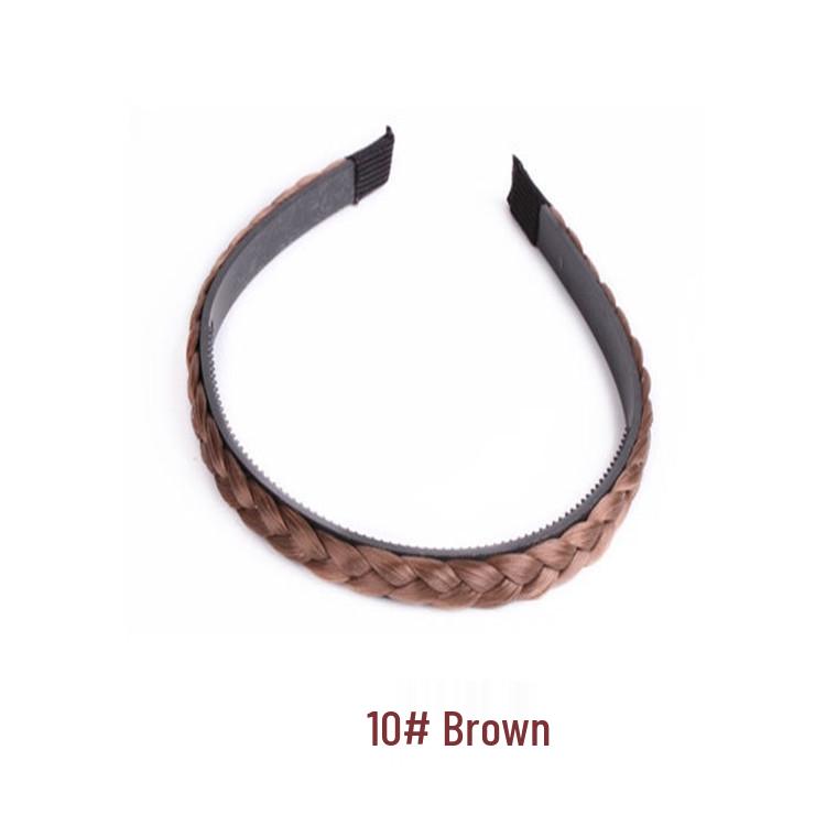 Hand-woven Braided Headband with Non-slip Plastic Teeth
