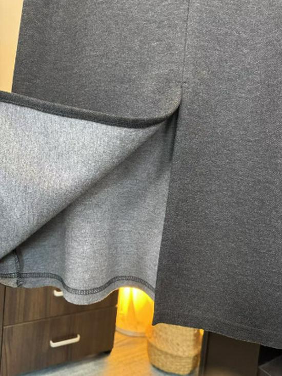 2025 Autumn/Winter High-End Slimming Wool Straight Tube Long Skirt for Women