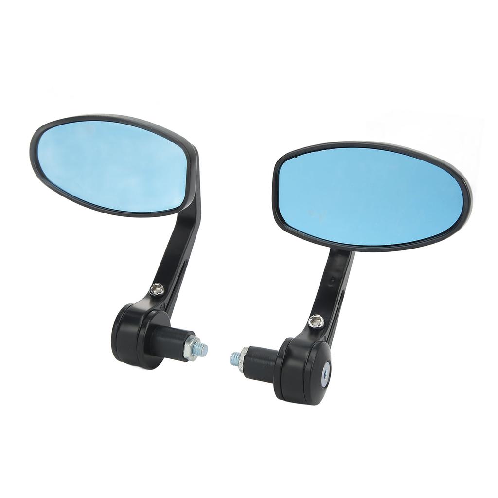 1 Pair 78in Motorcycle Rearview Mirrors Universal Handle Bar End Side Mirror Replacement for