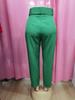 European & American Slim-Fit Straight-Leg Nine-Point Pants with Elastic Waistband