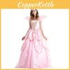 Charmantes Polyester Märchen Patin Kostüm für Halloween Mit Schönen Flügeln Und Kleid
