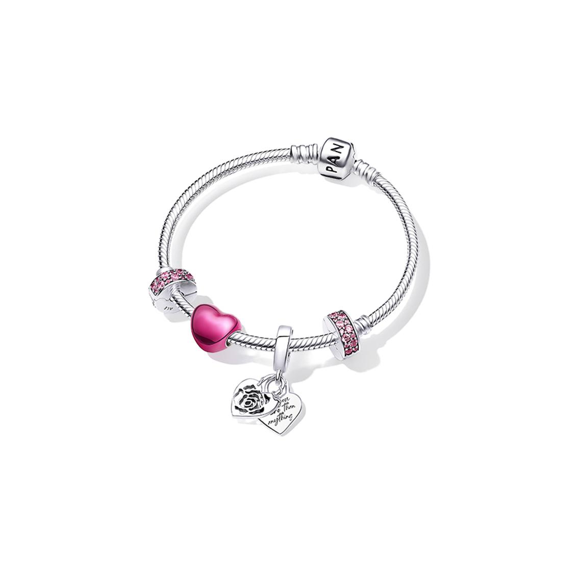 Pandora Rose Love 925 Silver Bracelet Women bracelet ZT2257 Box,17