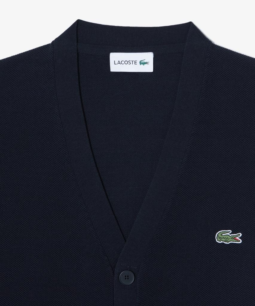 Lacoste Men'S Pique V-Neck Cardigan Ah186E-56G 166