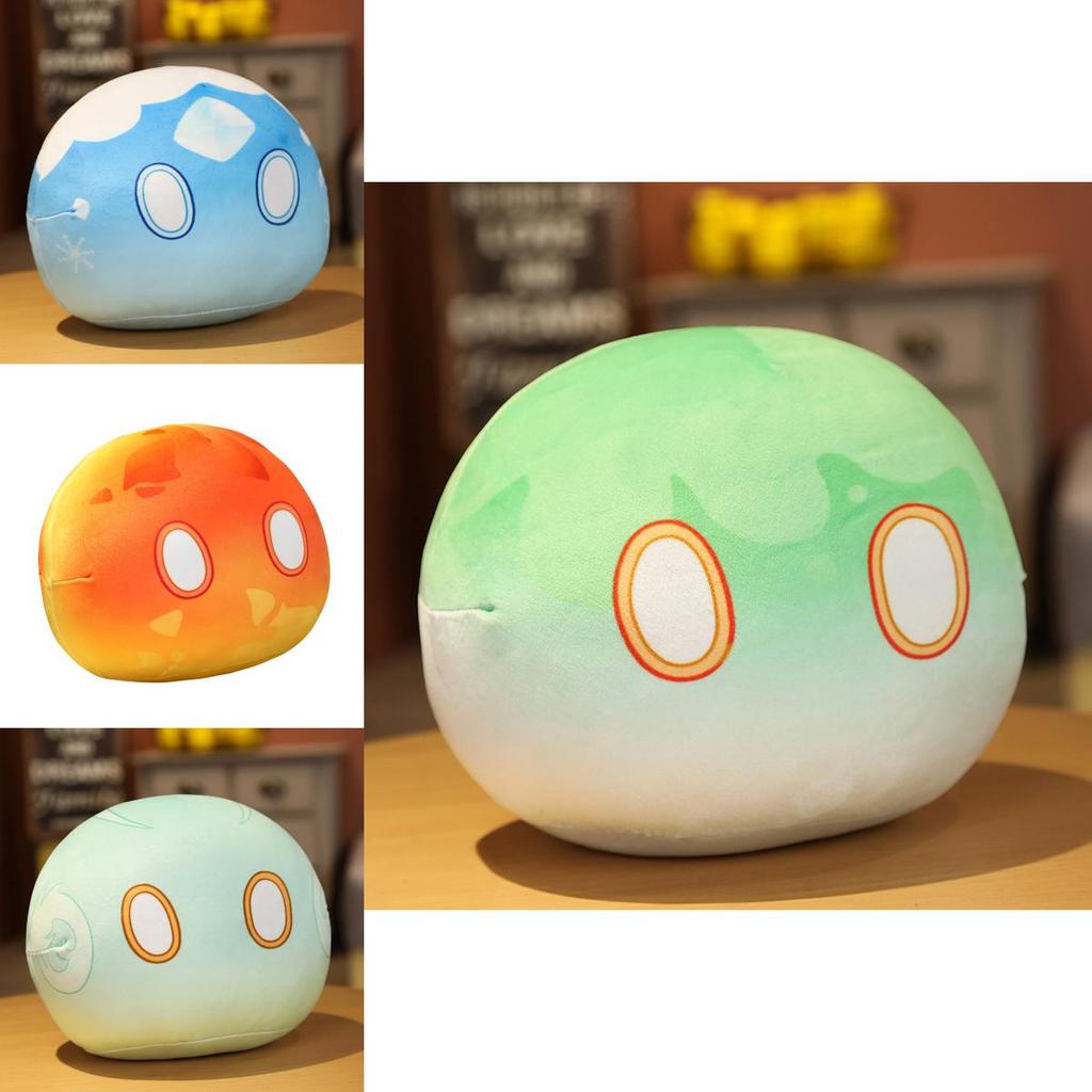 Genshin Impact Slime Theme Adorable Plush Dolls Perfect Kids Gift Cartoon Pillow