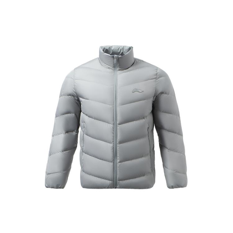 Li Ning Training Series Down Jacket Men s Ultimate Gray AYMR375-3 L