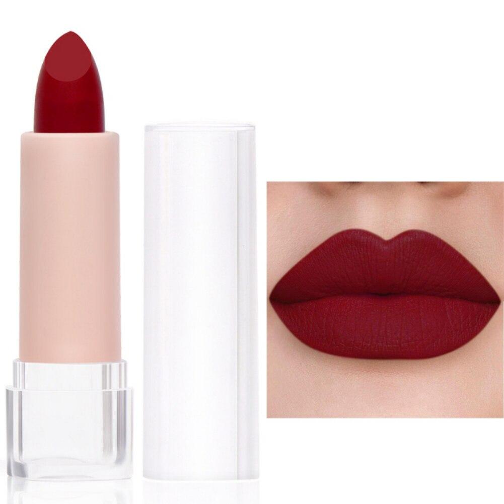 15 Colors Matte Lipstick Moisturizing Lip Gloss Sexy Red Makeup Long Lasting Velvet Lipstick