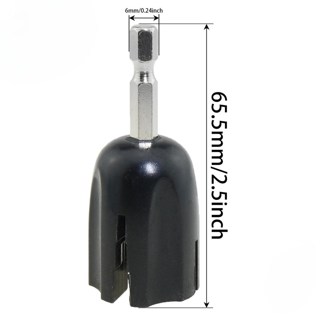 Miwayer Guitar String Winder Head Hex Electric Drill Tuning Peg Puller Tool for Electric Acoustic Guitar Bass Repair Maintenance