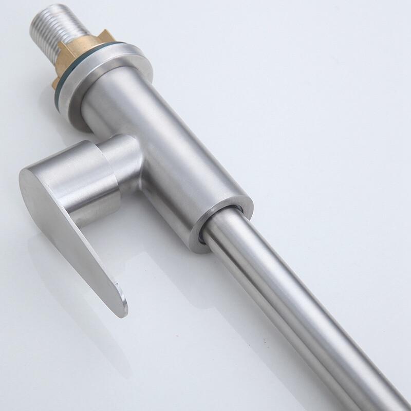 Xin Gang Quan 304 Stainless Steel High-Arc Single-Cold Kitchen Faucet