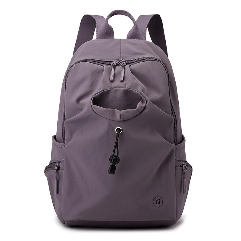 

Large Capacity Backpack Travel Bag Women s Bag Kettle Bag Mountaineering Bag темно-фиолетового