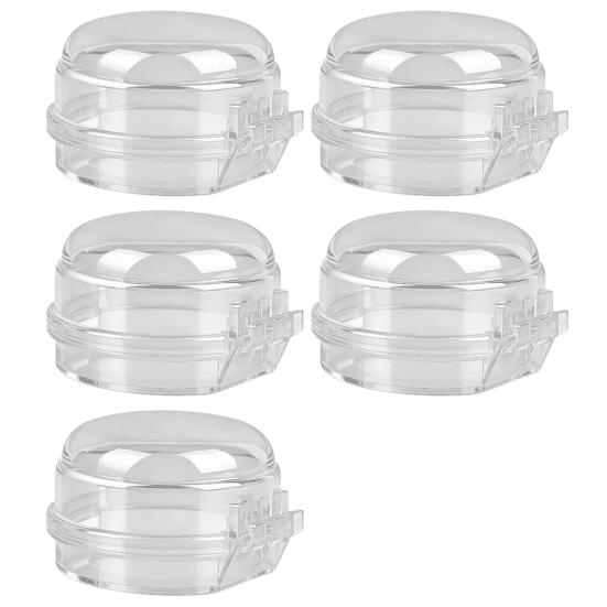 4/5/6/10Pcs Stove Knob Safety Cover Heat Resistant Dustproof Baby Proof Universal Kitchen Oven Lock Gas Stove Knob Safety Guard Protector